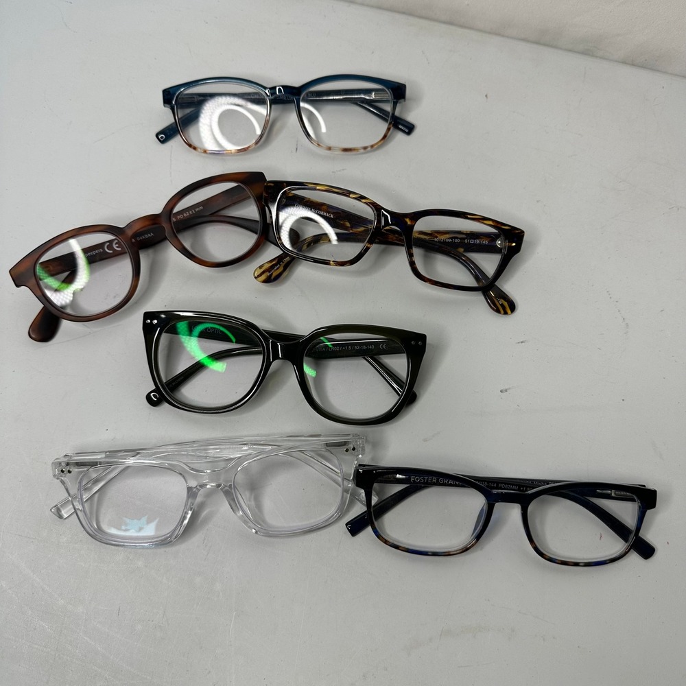 Lot of 6 Reading Glasses Blue Light Look Optic Corinne McCormack Foster Grant - Picture 1 of 10
